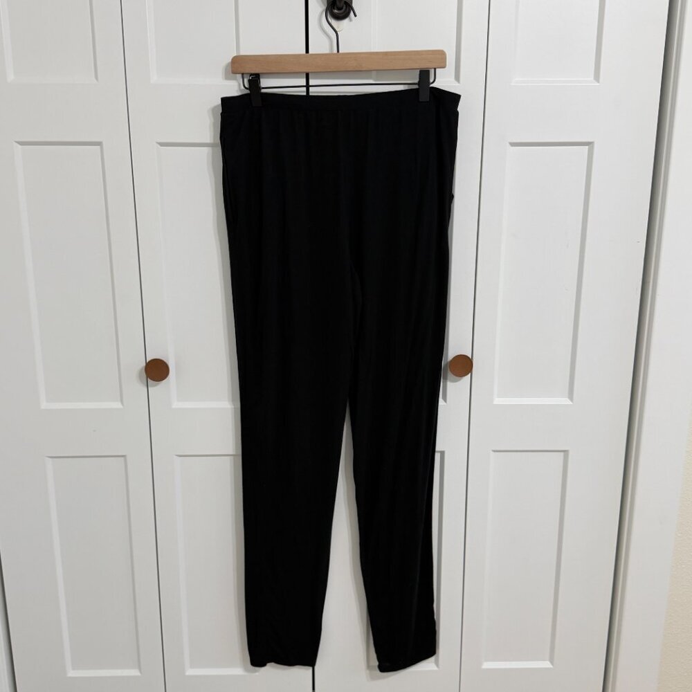 Gap Women’s Black Pajama Pants Soft Stretch Lounge Sleepwear - Picture 2 of 5